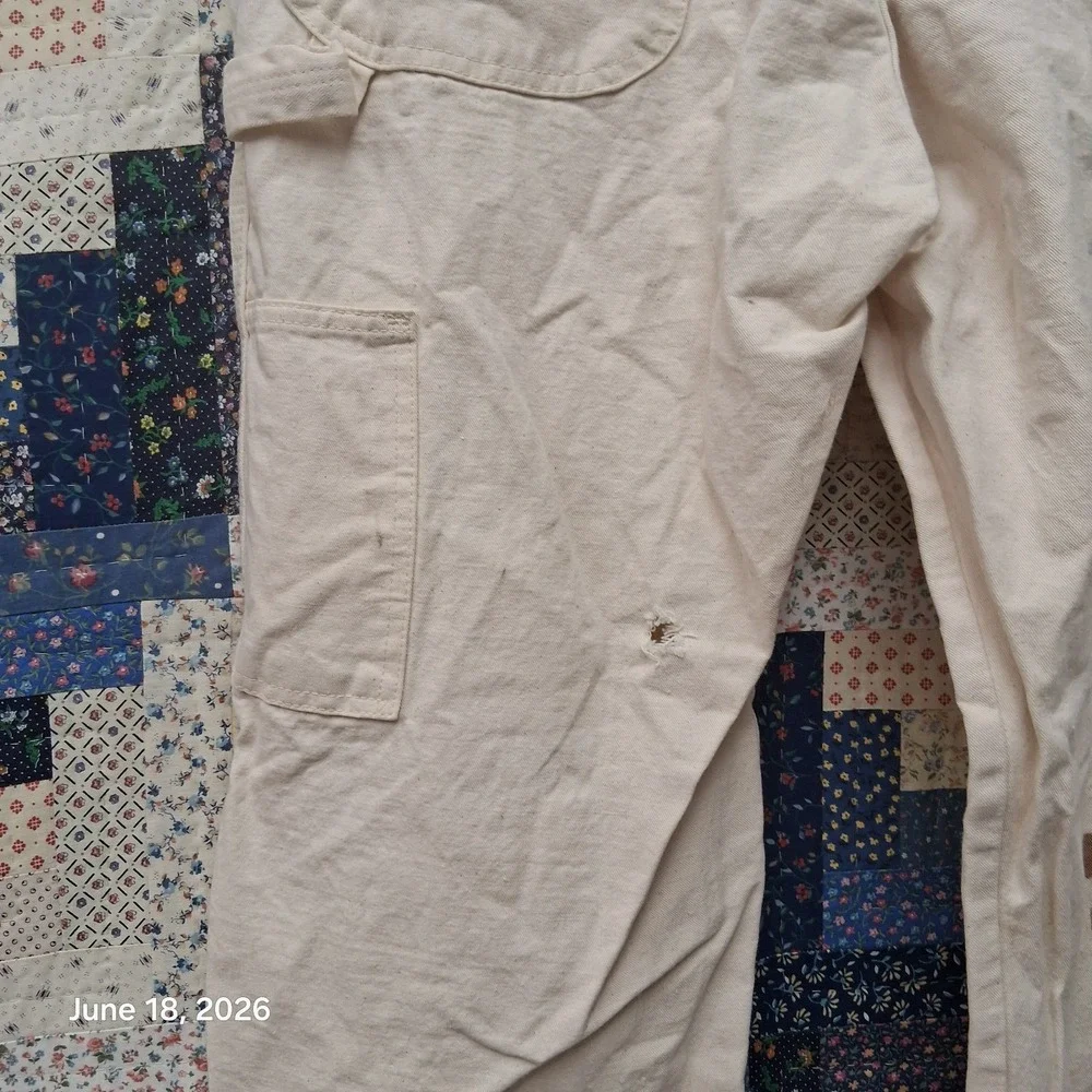 Vintage Dickies Carpenter Painter Pants Size 36x30 Canvsa Workwear